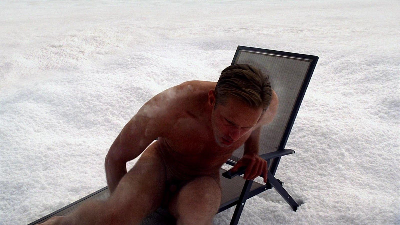 Alexander Skarsgård nudo in True Blood.