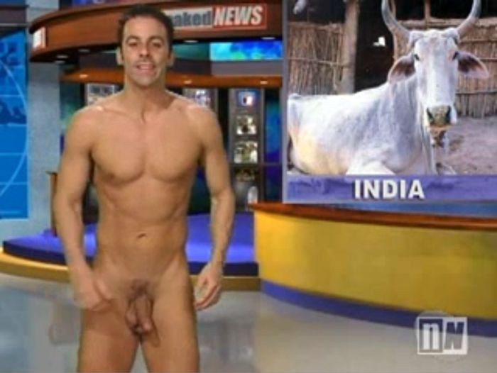 Dalla storia di Internet: Naked News Male Edition.