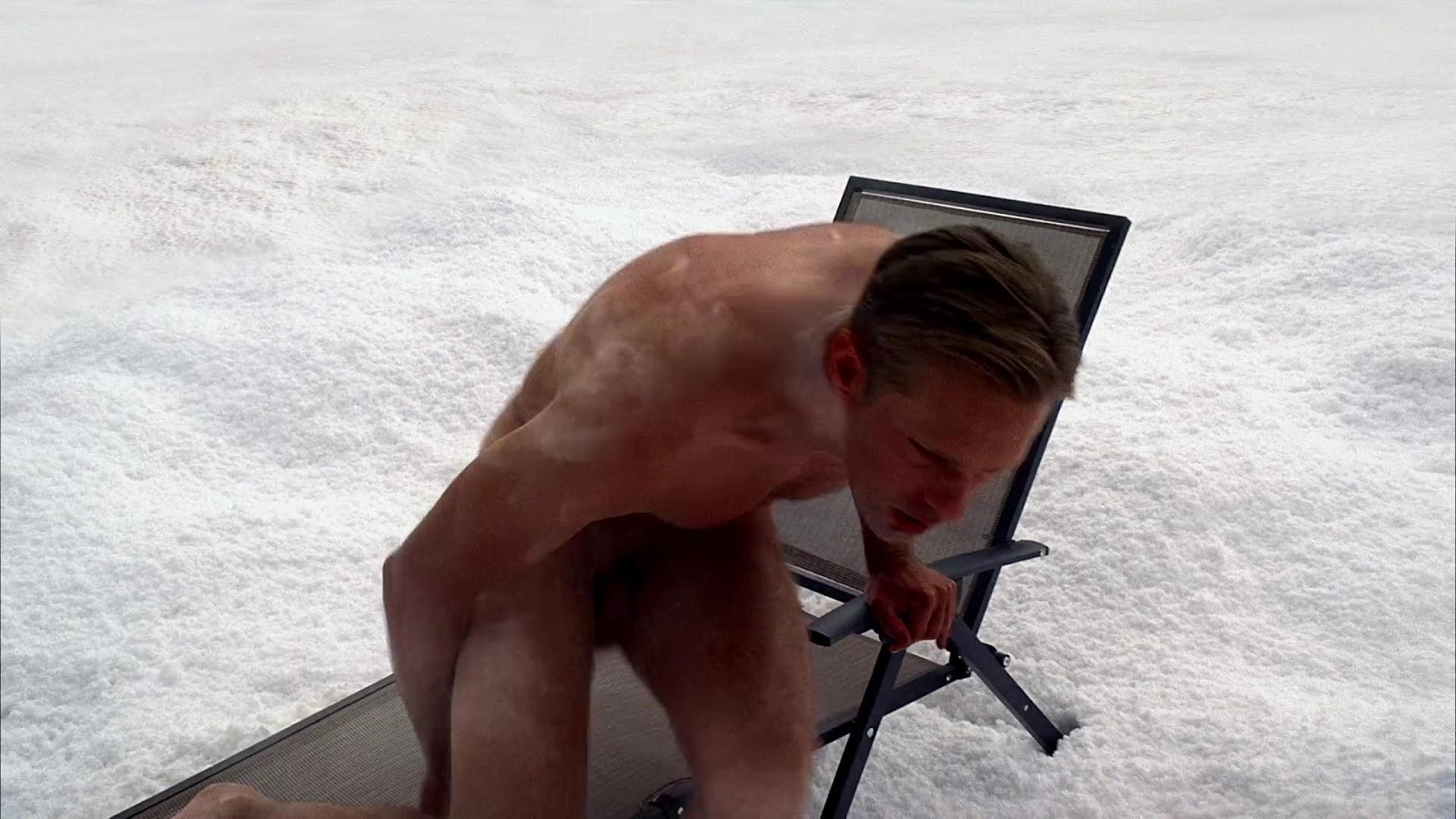 Alexander Skarsgård nudo nella serie "True Blood" (Ep. 