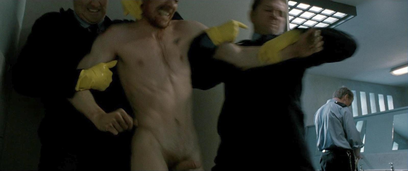 Michael Fassbender nudo in "Hunger" (2008) .